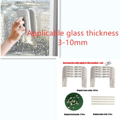 Magnetic Double-Sided Window Cleaner | Safe High-Rise Glass Cleaning Tool