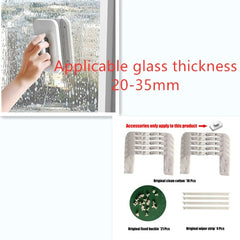 Magnetic Double-Sided Window Cleaner | Safe High-Rise Glass Cleaning Tool
