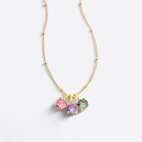 High Quality Rectangular Zirconia Necklace Stainless Steel Czech Diamond Pendant