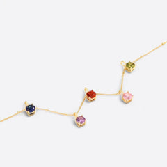 High Quality Rectangular Zirconia Necklace Stainless Steel Czech Diamond Pendant