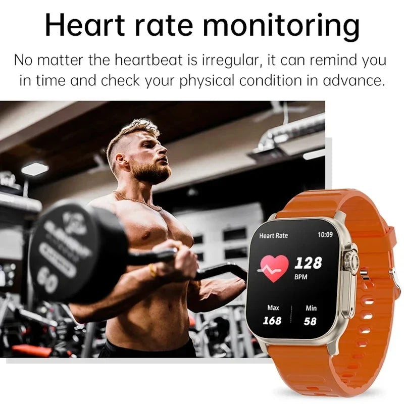 T900 Ultra Smartwatch - Bluetooth Calling, Fitness & Health Tracking, Full Touch Display