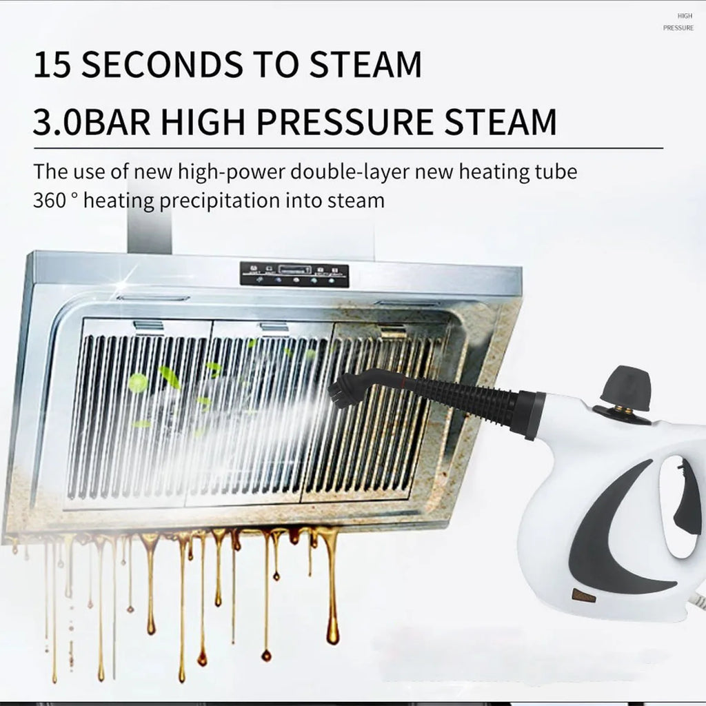 High - Pressure Steam Disinfection Cleaner with Multi-Function Nozzles | Chemical-Free Deep Cleaning & Sanitizing System
