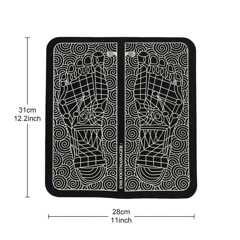 USB Electric Foot Massage Pad - EMS Muscle Relaxation Trainer for Home, Fitness & Sport