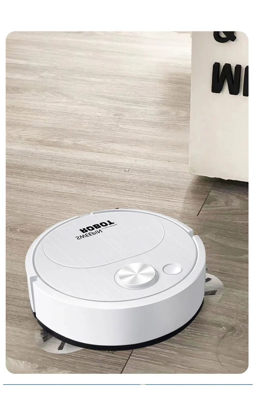 Smart Sweeping Robot Vacuum Cleaner with Mopping Function - Automatic Dust & Debris Cleaning | Compact & Efficient Home Cleaner