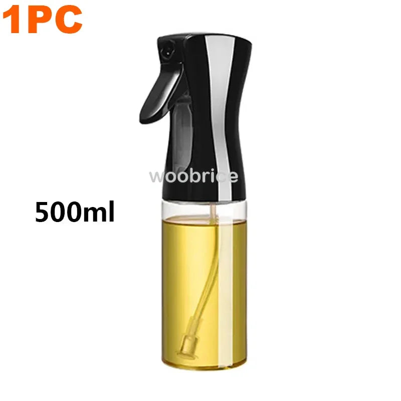 200/300/500ml Oil Spray Bottle – Refillable Kitchen Mister for Cooking, Grilling & Air Fryer | Precise, Healthy Oil Control