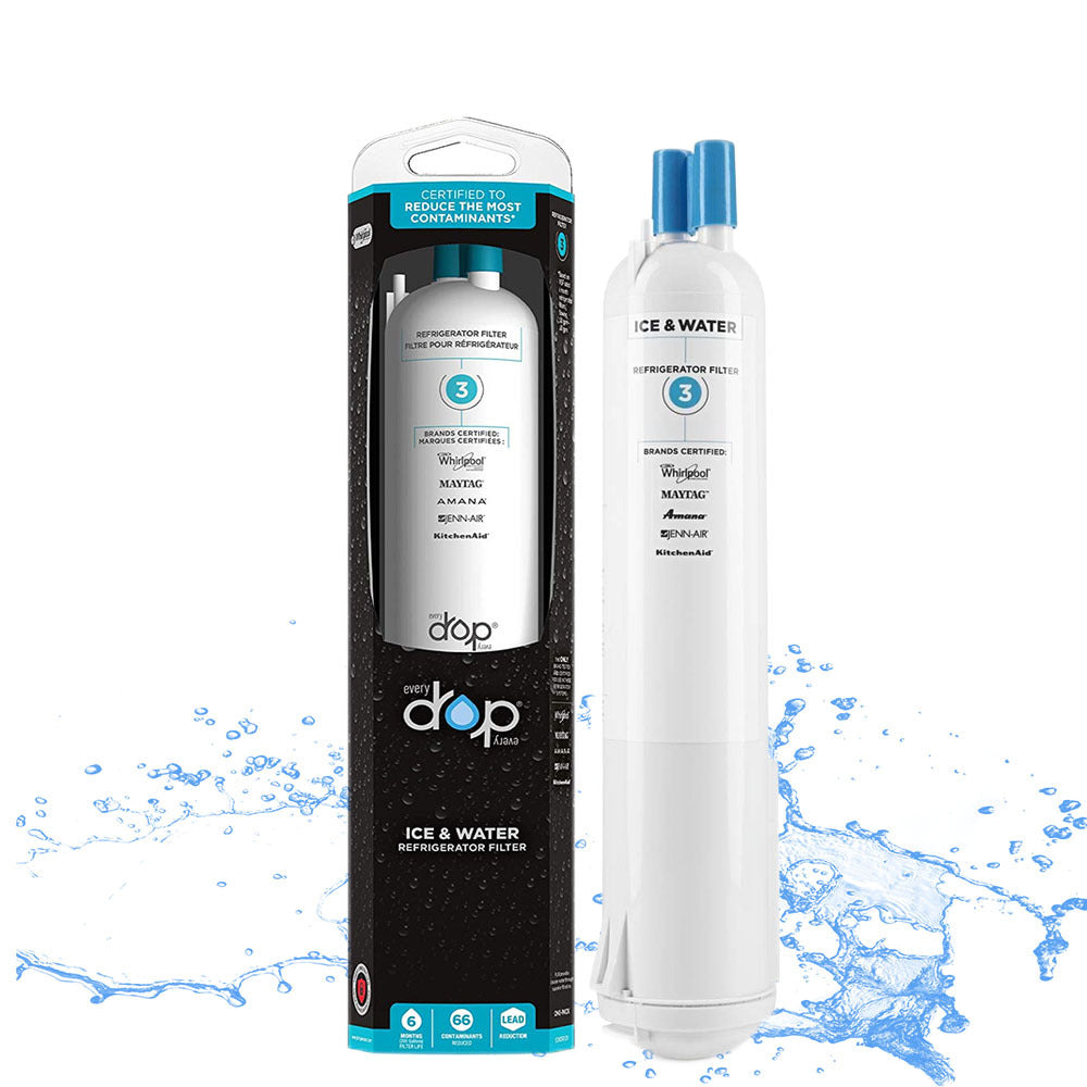 Refrigerator Water Filter - Ice & Water Filtration Cartridge (FILTER3 Compatible)